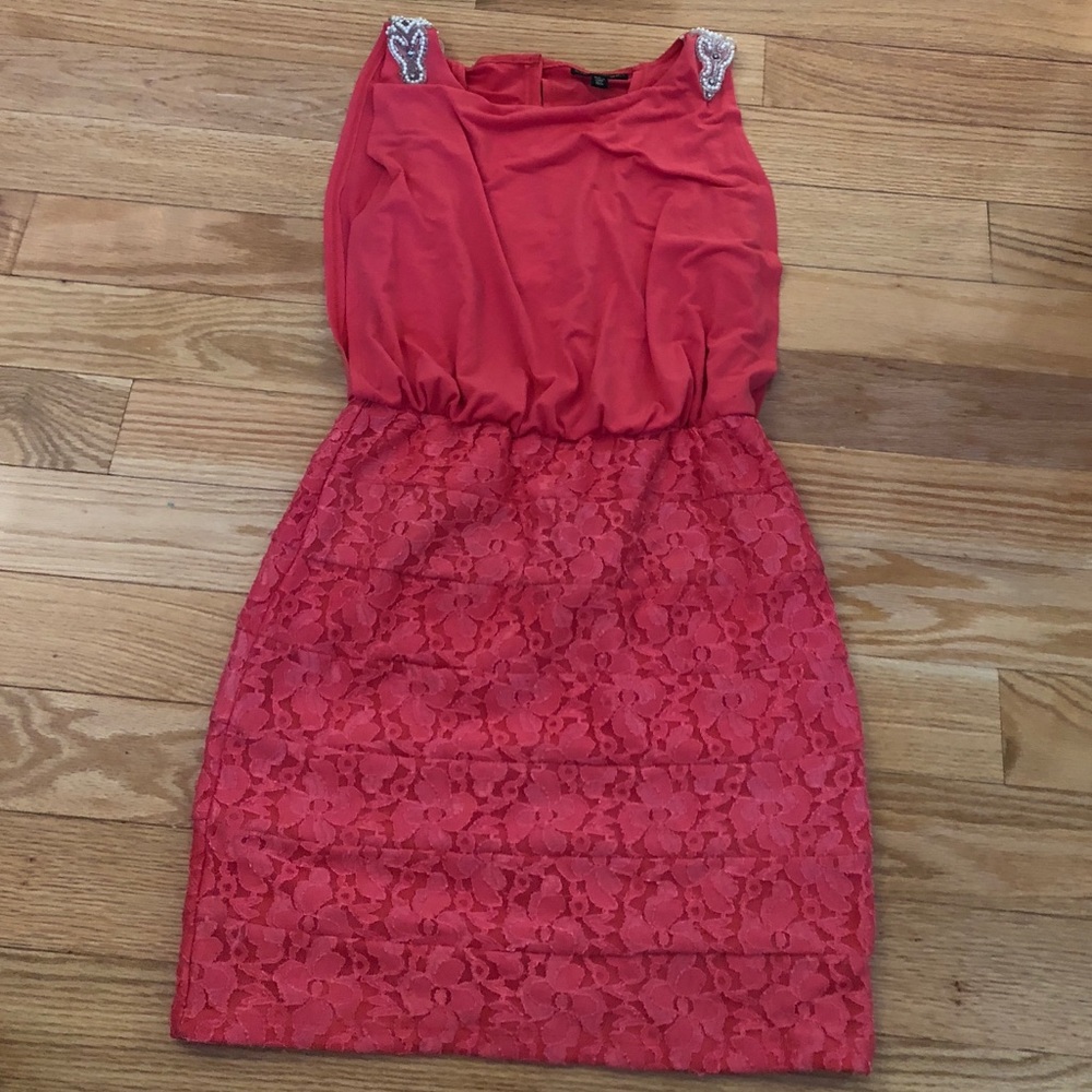 Dark pink dress